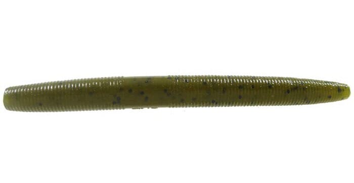 Y9-10-297 - Gary Yamamoto Senko 5In 10Bg Green Pumpkin/Blk Flk